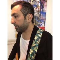 Canavar Desenli Gitar Askısı
