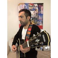 Etnik İnka Desenli Gitar Askısı