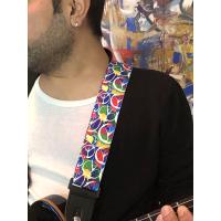 Renkli Barış Desenli Gitar Askısı