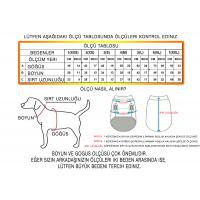 Turuncu Pigment Damlatmalı Jeans Köpek Kıyafet