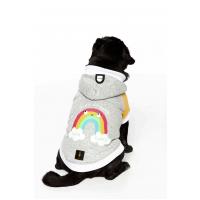 Gri Cute Funny Baskılı Köpek Hoodie(Sweatshirt)
