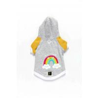 Gri Cute Funny Baskılı Köpek Hoodie(Sweatshirt)